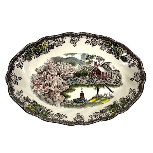 Johnson Brothers Friendly Village Other - Johnson Bros Friendly Village England Vintage The Well Relish Tray-Excellent!